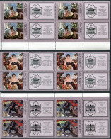 Russia 4640-4644 Blocks/4, MNH. Mi 4698-4702. Boris Kustodiev, Paintings, 1978. - Nuevos