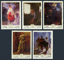 Russia 4786-4790, MNH. Mi 4893-4897. Ukrainian Paintings, 1979. By Shevchenko, - Unused Stamps