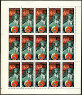 Russia 4747-4748 Sheets/15,MNH.Michel 4737-4738. Soviet-Bulgarian Flight,1979. - Unused Stamps