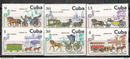 628  Coaches - Carriages - Tramways - Voitures -  Yv 2275-80 MNH - Cb - 2,25 - Cars