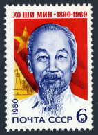 Russia 4845 Block/4, MNH. Michel 4974. Ho Chi Minh,Viet Nam, 90th Birthday,1980. - Unused Stamps