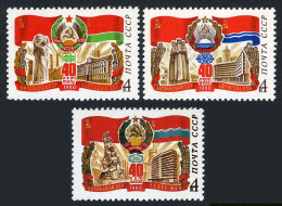 Russia 4846-4848, MNH. Mi 4975-4977. Lithuanian, Latvian, Estonian SSR,40, 1980. - Neufs
