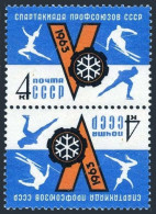 Russia 2716 Tete-beche,MNH.Michel 2730 Kp. Winter Spartacist Games 1963. - Nuevos