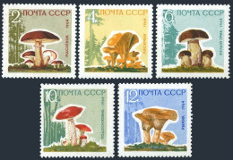 Russia 2963-2967, MNH. Michel 2983x-2987x. Mushrooms 1964. - Nuevos