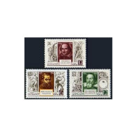 Russia 2891,2985-2986, MNH. Mi 2904/3006. Shakespeare,Michelangelo,Galileo, 1964 - Unused Stamps