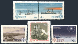 Russia 3106-3110, MNH. Mi 3125-3129. 1965. Arctic, Antarctic. Icebreakers,Ships, - Ongebruikt