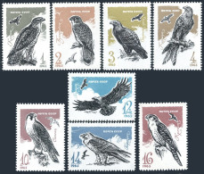 Russia 3124-3131, MNH. Mi 3146-3153. 1965. Buzzard, Kestrel, Eagle, Kite, Falcon - Ongebruikt