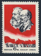 Russia 3041 Two Stamps,MNH.Mi 3067. Postal Ministers Of Communist Countries,1965 - Ongebruikt