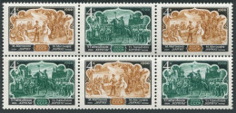 Russia 3253-3254a Block/3, MNH. Mi 3277-3278. Azerbaijan Opera, 1966. Scenes. - Unused Stamps