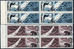 Russia 3218-3219 Bl./4,MNH.Mi 3233-3234. Barguzin Game Reserve,1966.Sable,Bear, - Nuevos