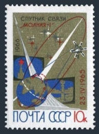 Russia 3195, MNH. Michel 3207. Communication Satellite Molniya 1. 1966. - Unused Stamps