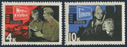Russia 3173-3174 Blocks/4,MNH. 1966.Film Scenes.Hamlet,The Quick & Dead. - Unused Stamps