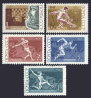 Russia 3361-3365,MNH.Michel 3363-3365,3381,3385. Sport Championships 1967. - Unused Stamps