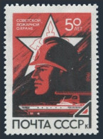 Russia 3451, MNH. Michel 3476. Soviet Fire Guards, 50th Ann. 1968. - Unused Stamps