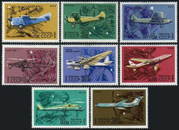 Russia 3673-3680 Blocks/4,MNH.Michel 3700-3707. History Of Aeronautics.1969. - Unused Stamps