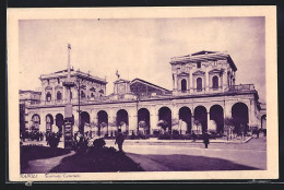 Cartolina Napoli, Stazione Centrale, Bahnhof  - Napoli (Naples)