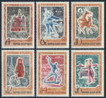 Russia 3783-3788,MNH.Michel 3812-3817. Tourist Publicity,1970.Church,Swan Lake, - Neufs