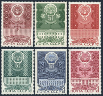 Russia 3742-3744C Blocks/4, MNH. Autonomous Republics-50, 1970. Tatar, Karelian, - Unused Stamps