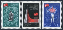 Russia 3706-3708, MNH. Mi 3734-3736. EXPO-1970, Osaka, Japan. Art & Crafts, Ship - Unused Stamps