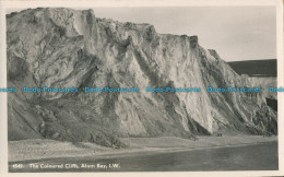 R006174 The Coloured Cliffs. Alum Bay. I. W. Night. No 4549. RP - Wereld