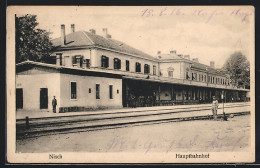 AK Nisch, Hauptbahnhof Von Der Gleisseite  - Serbia