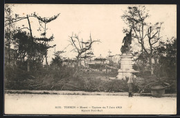 AK Hanoi, Typhon Du 7 Juin 1903, Square Paul-Bert  - Vietnam