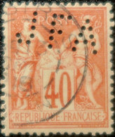 R1311/3120 - FRANCE - SAGE TYPE II N°94 Avec Perforations : " JFA " - 1876-1898 Sage (Tipo II)
