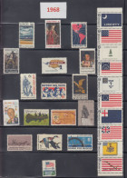 USA 1968 Full Year Commemorative MNH Stamps Set SC# 1338-1364 With 27 Stamps - Volledige Jaargang