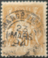 R1311/3124 - FRANCE - SAGE TYPE II N°80 - CàD " CHARGEMENTS " 23 MARS 1894 - 1876-1898 Sage (Tipo II)