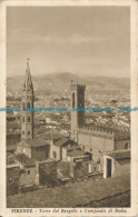 R011020 Firenze. Torre Del Bargello E Campanile Di Badia. 1937 - World