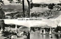 73279329 Velden Woerthersee Strand Segelboote  Velden Woerthersee - Autres & Non Classés