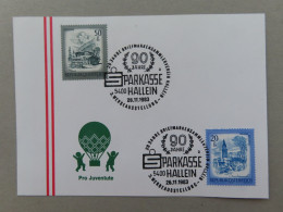 Österreich Pro Juventute - Mit Sonderstempel 26. 11. 1983 Hallein, 90 Jahre Sparkasse Hallein (Nr.1394) - Andere & Zonder Classificatie