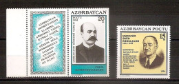 Azerbaijan 1994●Mamedkulizadeh / Rasulzadeh●Mi130/131 MNH - Azerbaïjan