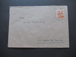 KOntrollrat 1947 Tagesstempel Unna Land Firmenumschlag Metallwarenfabrik Unna Stephani & Paschedag Unna Westf. - Cartas & Documentos