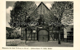 73277522 Alhausen Westfalen Geburtshaus Fr. Wilh. Weber Alhausen Westfalen - Bad Driburg