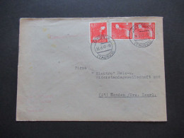 Kontrollrat 1947 Mi.Nr.945 (3) MeF Fernbrief Tagesstempel Eppstein (Taunus) Nach Menden Kreis Iserlohn - Covers & Documents