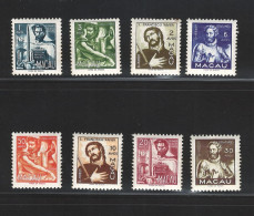 Portugal Macau 1951 "Figures Of The Orient" Condition MH OG  Mundifil #355-362 - Ongebruikt