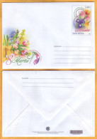 2023 Moldova Moldavie Stamped Envelope ”8 March – International Women’s Day”  Flora, Flowers, Tulips - Moldavie