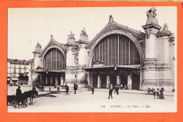 08202 / ⭐ TOURS 37-Indre Loire ◉ Gare Façade 1900s ◉ Edition LEVY LL N° 64 - Tours