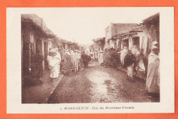 08121 ● Peu Commun MARRAKECH Maroc Rue Des Maréchaux-Ferrants 1921 Collection HEBREARD - Marrakech