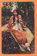 08085 ● Little Indian Princess 1940s Thème Indiens Peau-Rouge Guenuine CURTEICH-CHICAGO N°IV7-204 - Indiens D'Amérique Du Nord
