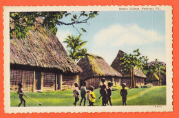 08098 ● ● NADROGA Fiji Native Village 1930s Fidji 5B-H202 - Fiji
