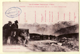 08380 / LUCHON (31) Plateau SUPERBAGNERES Table Orientation Tampon Souvenir 1910s LABOUCHE 1er Série 1 -Haute Garonne - Luchon