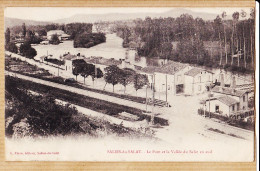 08390 / SALIES-du-SALAT (31) Garde Barrière Passage à Niveau Pont Et La Vallée Du SALAT En Aval 1910s -CERES - Salies-du-Salat