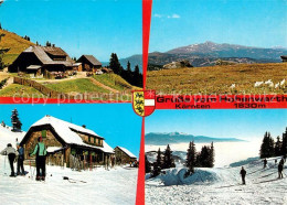 73273087 Prebl Hohenwarthhuette Almwirtschaft Wintersport Nebelmeer Alpenpanoram - Sonstige & Ohne Zuordnung