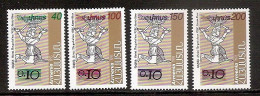 ARMENIA 1996●Definitives Surcharges●Mi276-79 MNH - Arménie