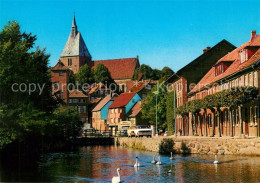 73272956 Moelln Lauenburg Muehlenteich Mit St Nicolaikirche Moelln Lauenburg - Moelln