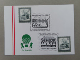 Österreich Pro Juventute - Mit Sonderstempel 10. 10. 1986 Klagenfurt, Senior Aktuell Klagenfurt 1986 (Nr.1402) - Autres & Non Classés