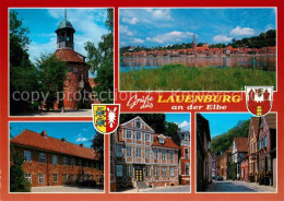 73272868 Lauenburg Elbe Roter Turm Stadtblick Rathaus Gasse Lauenburg Elbe - Lauenburg