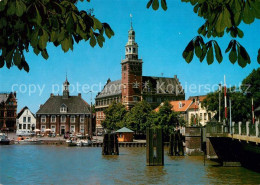 73272862 Leer Ostfriesland Blick Auf Rathaus Und Waage Leer Ostfriesland - Leer